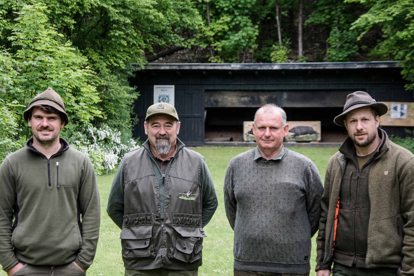 Die Schießleiter unseres Vereins an der Anlage Arzberg